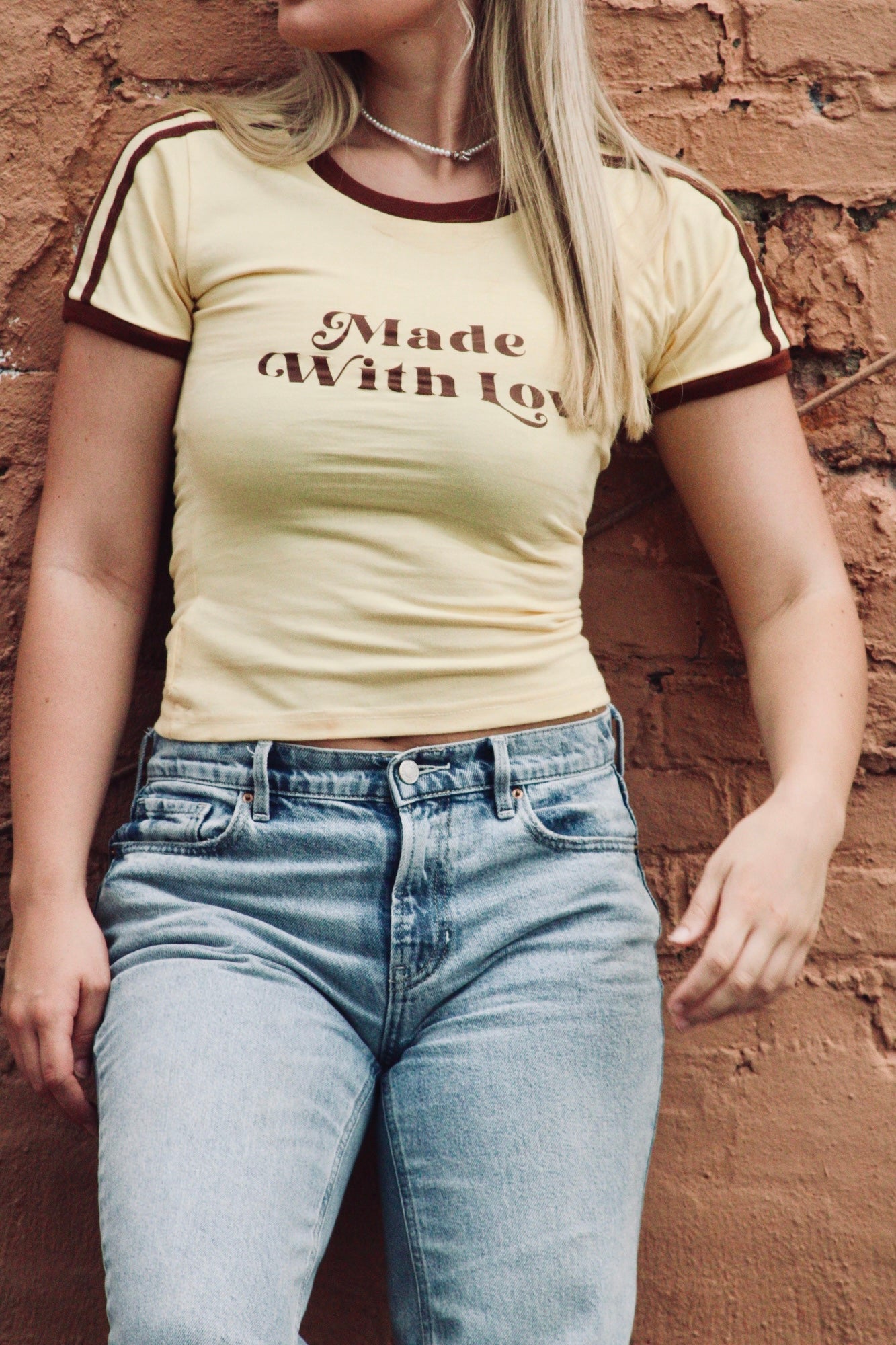 Made With Love shirt "yellow"