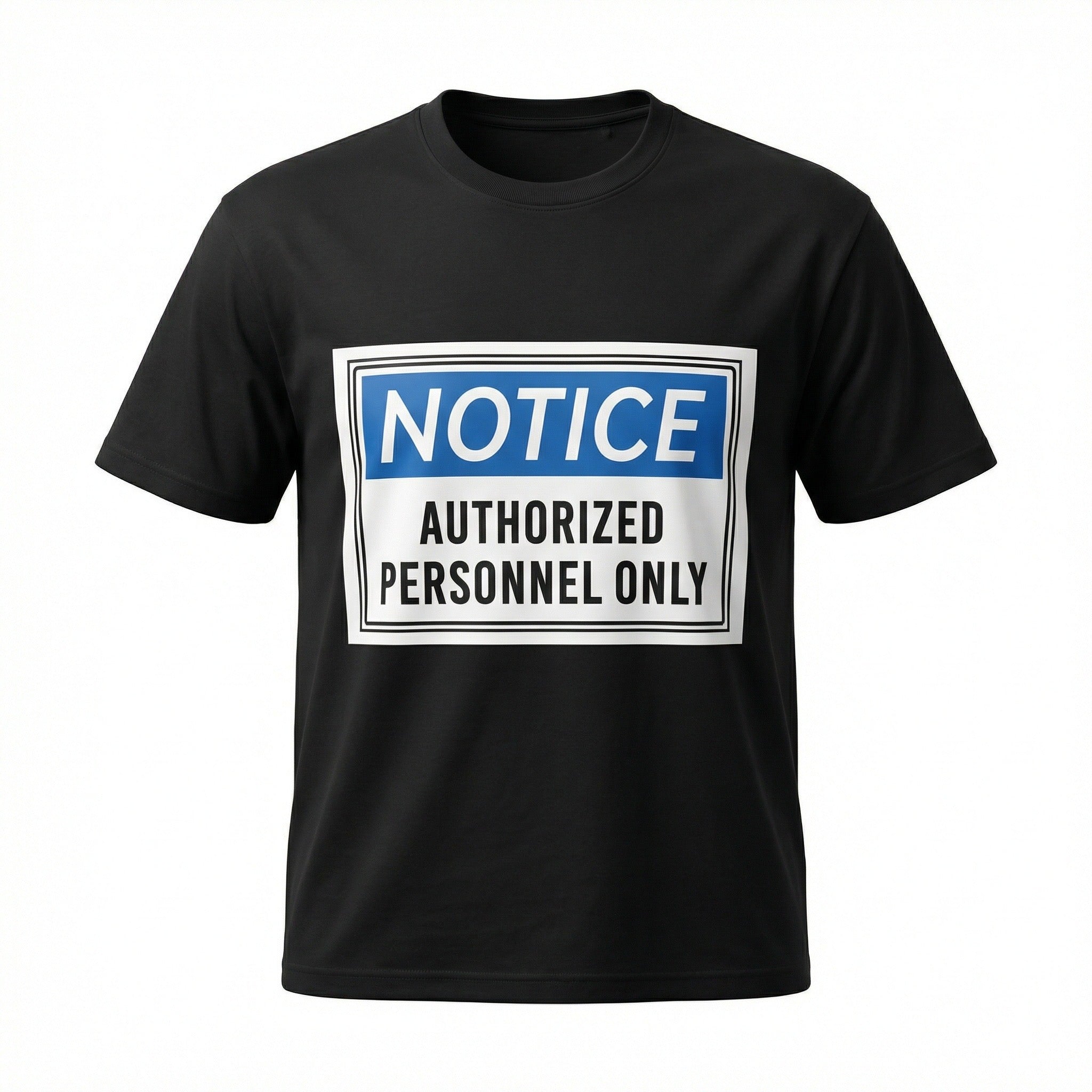 "NOTICE" shirt