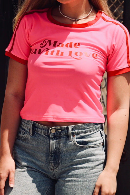 Made With Love women shirt "PINK"
