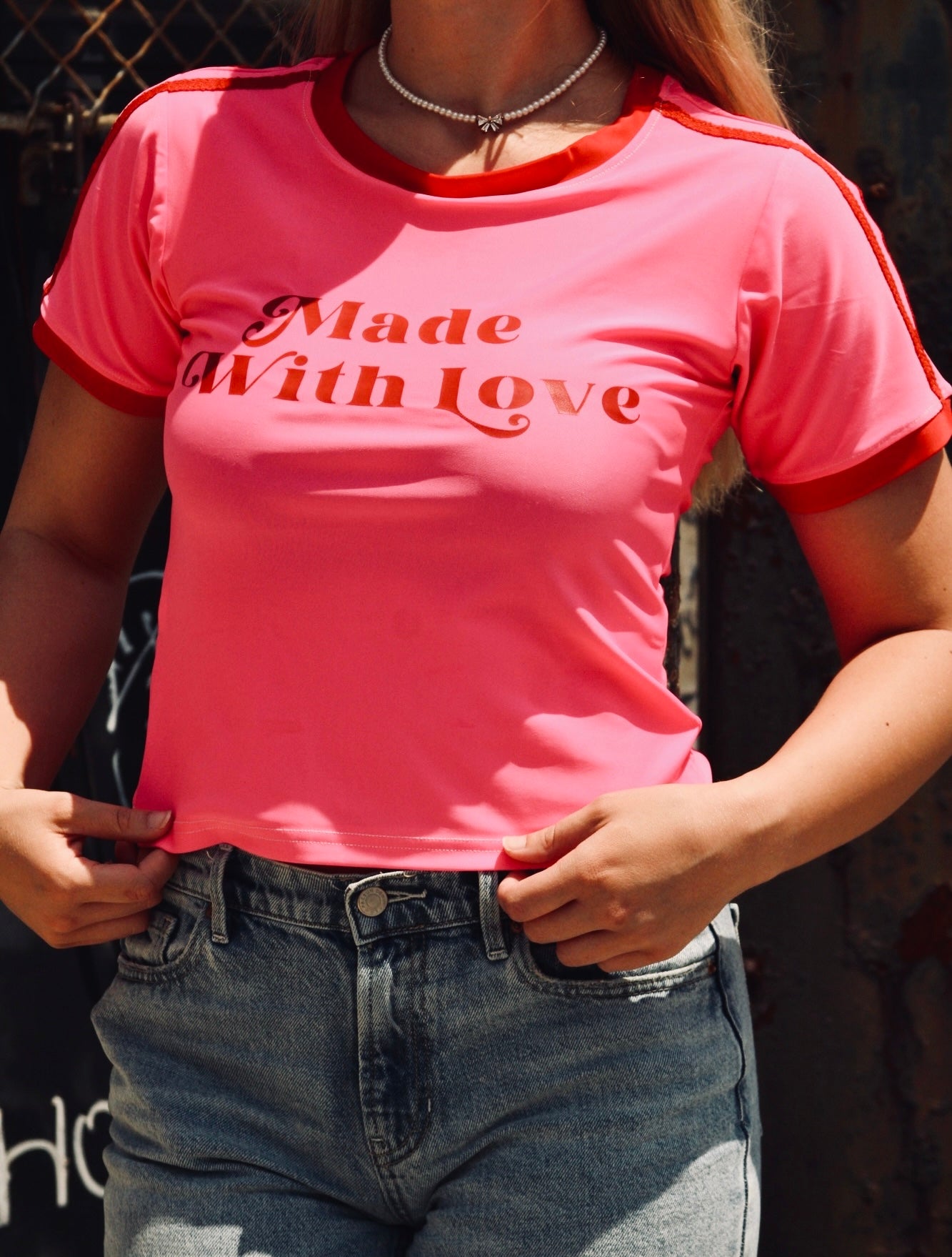 Made With Love women shirt "PINK"