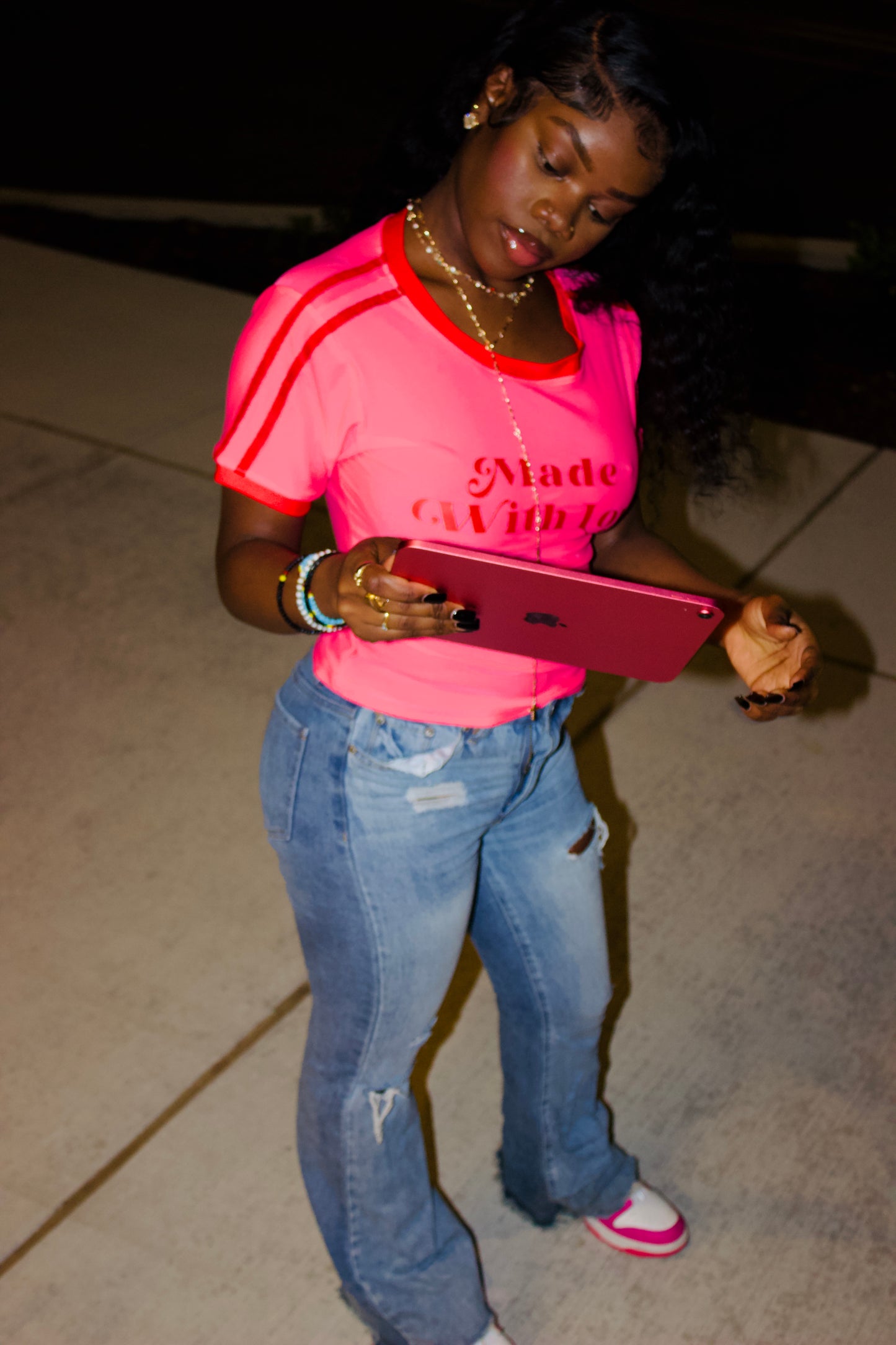 Made With Love women shirt "PINK"