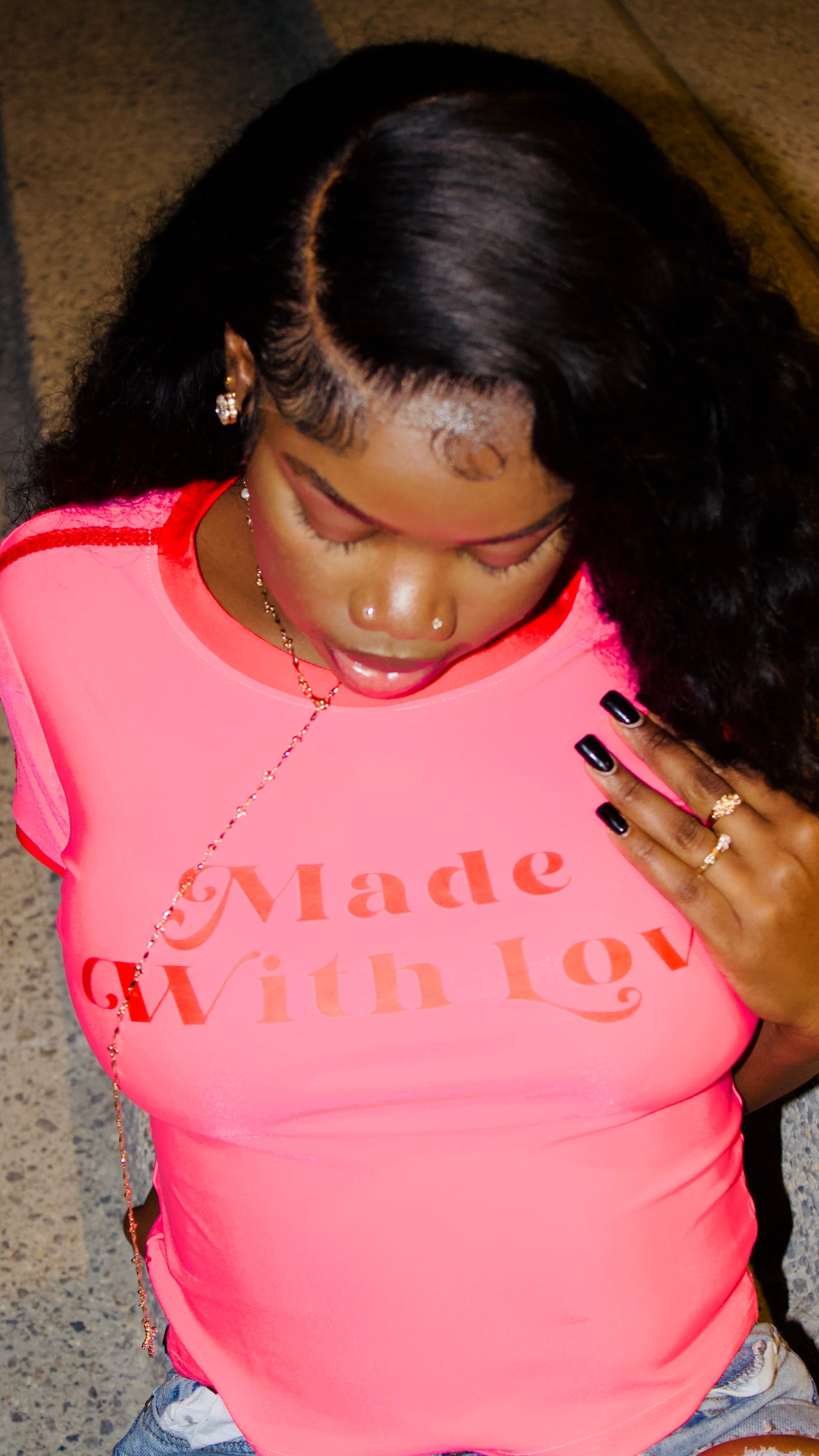 Made With Love women shirt "PINK"