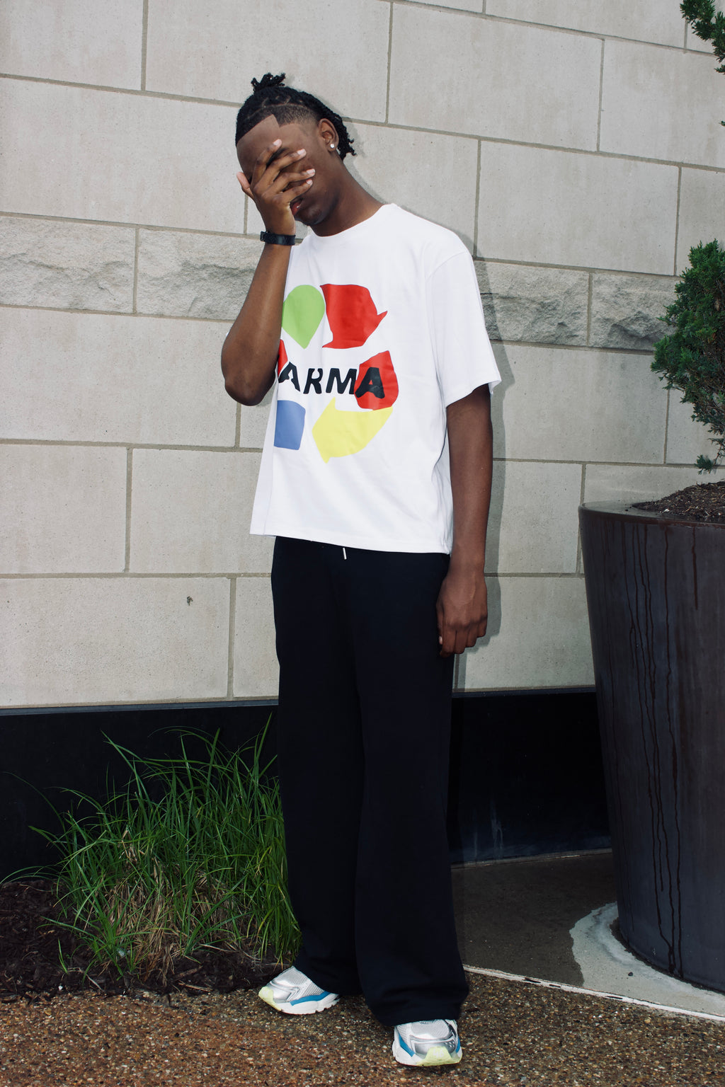 "KARMA" colorful shirt