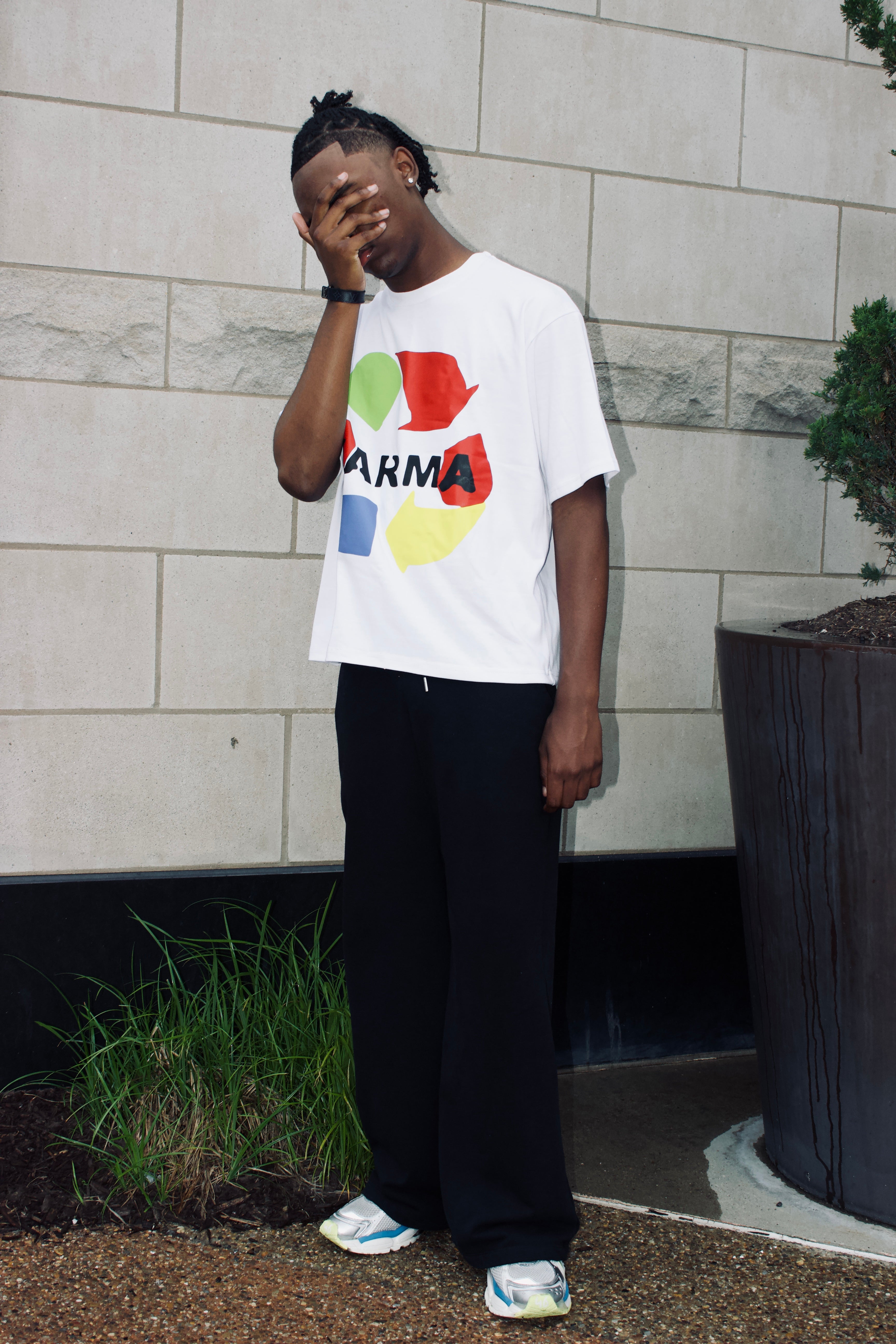 "KARMA" colorful shirt