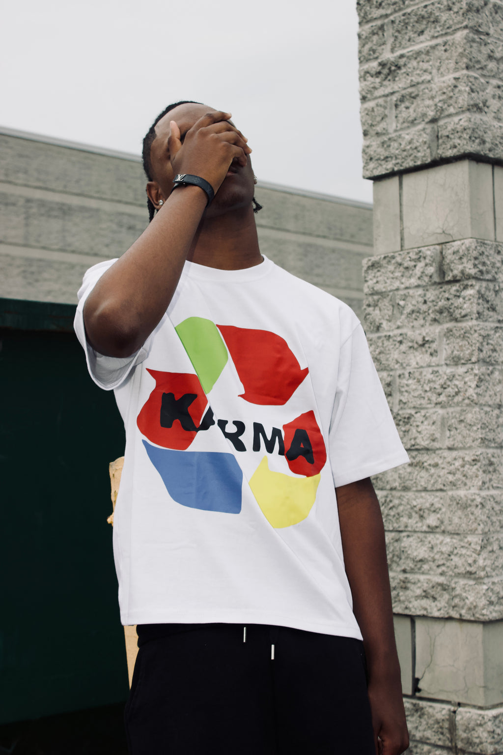 "KARMA" colorful shirt