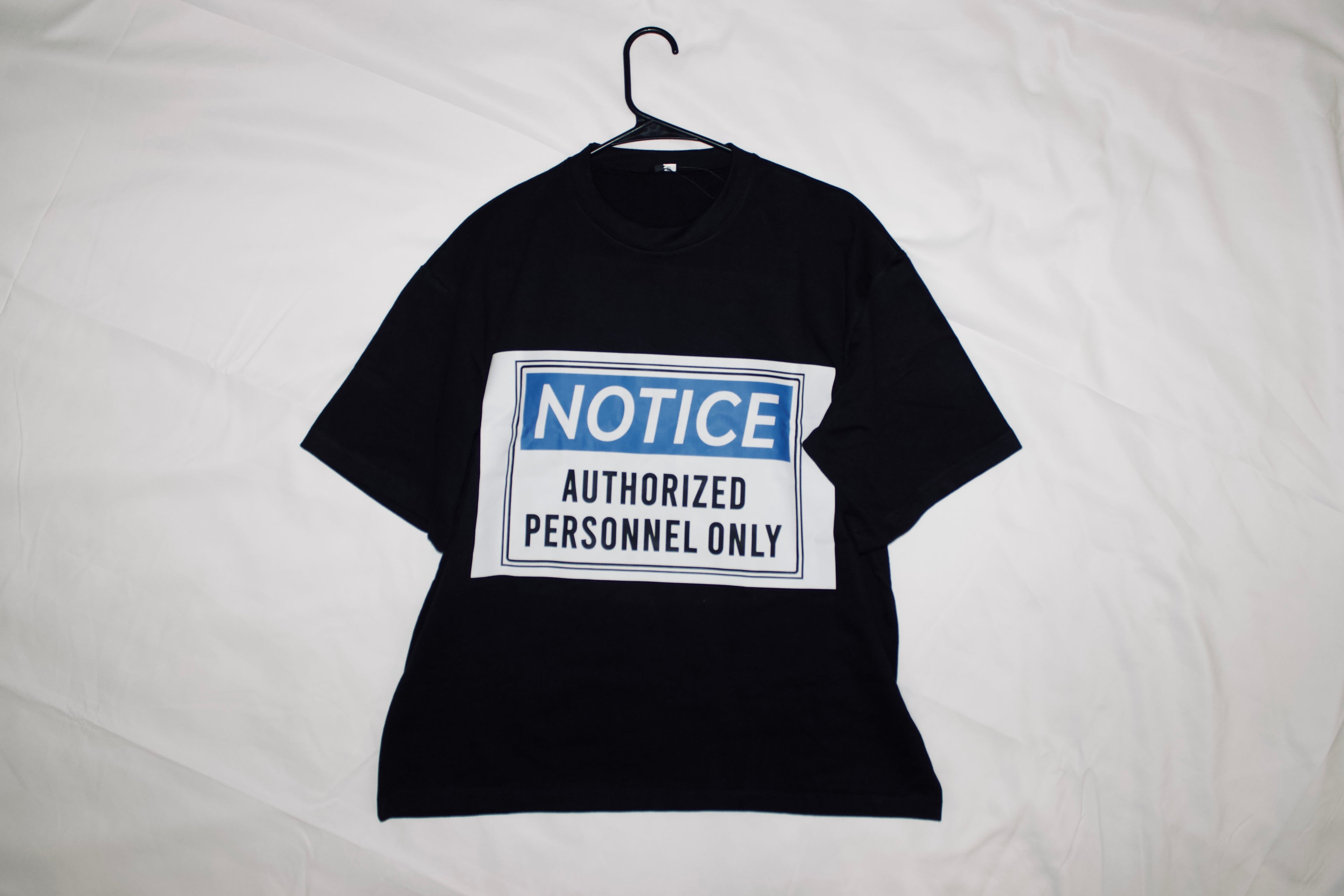 "NOTICE" shirt