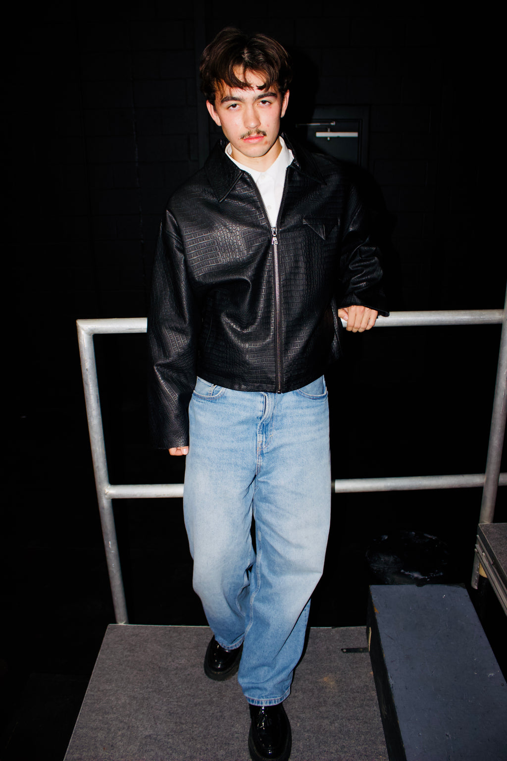 Crocodile Leather Jacket