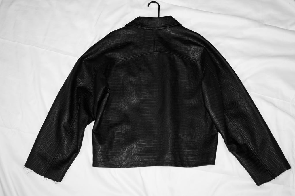 Crocodile Leather Jacket