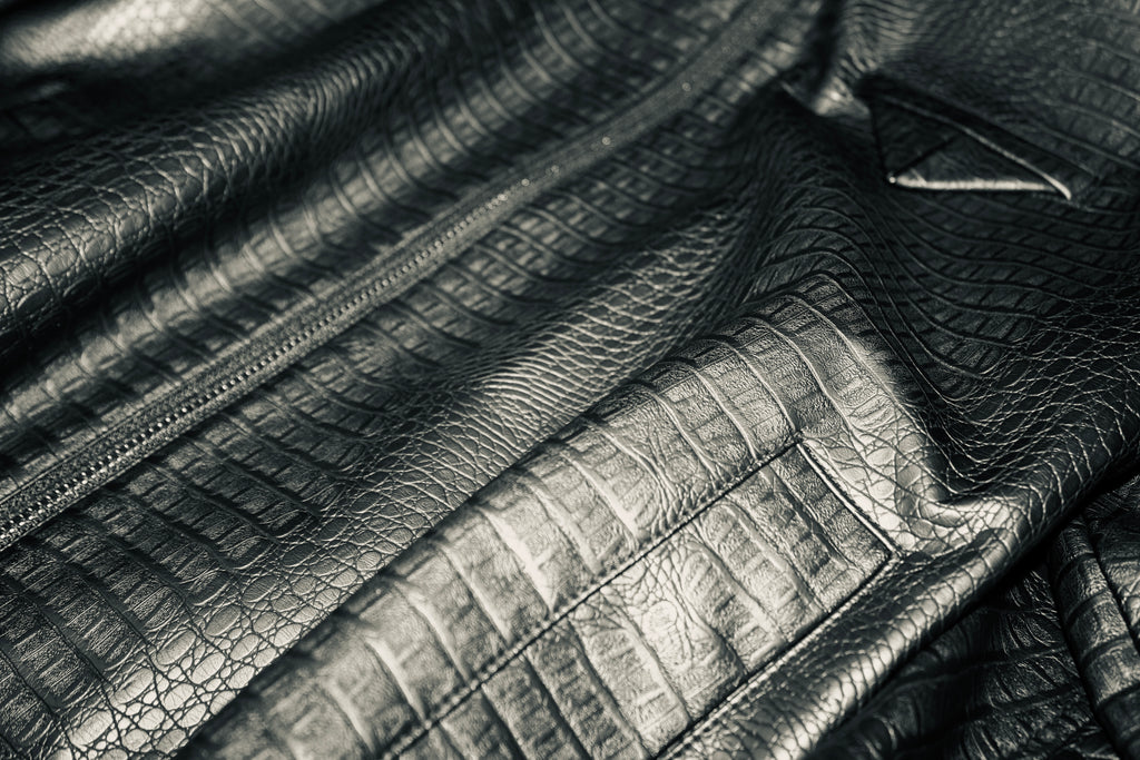 Crocodile Leather Jacket