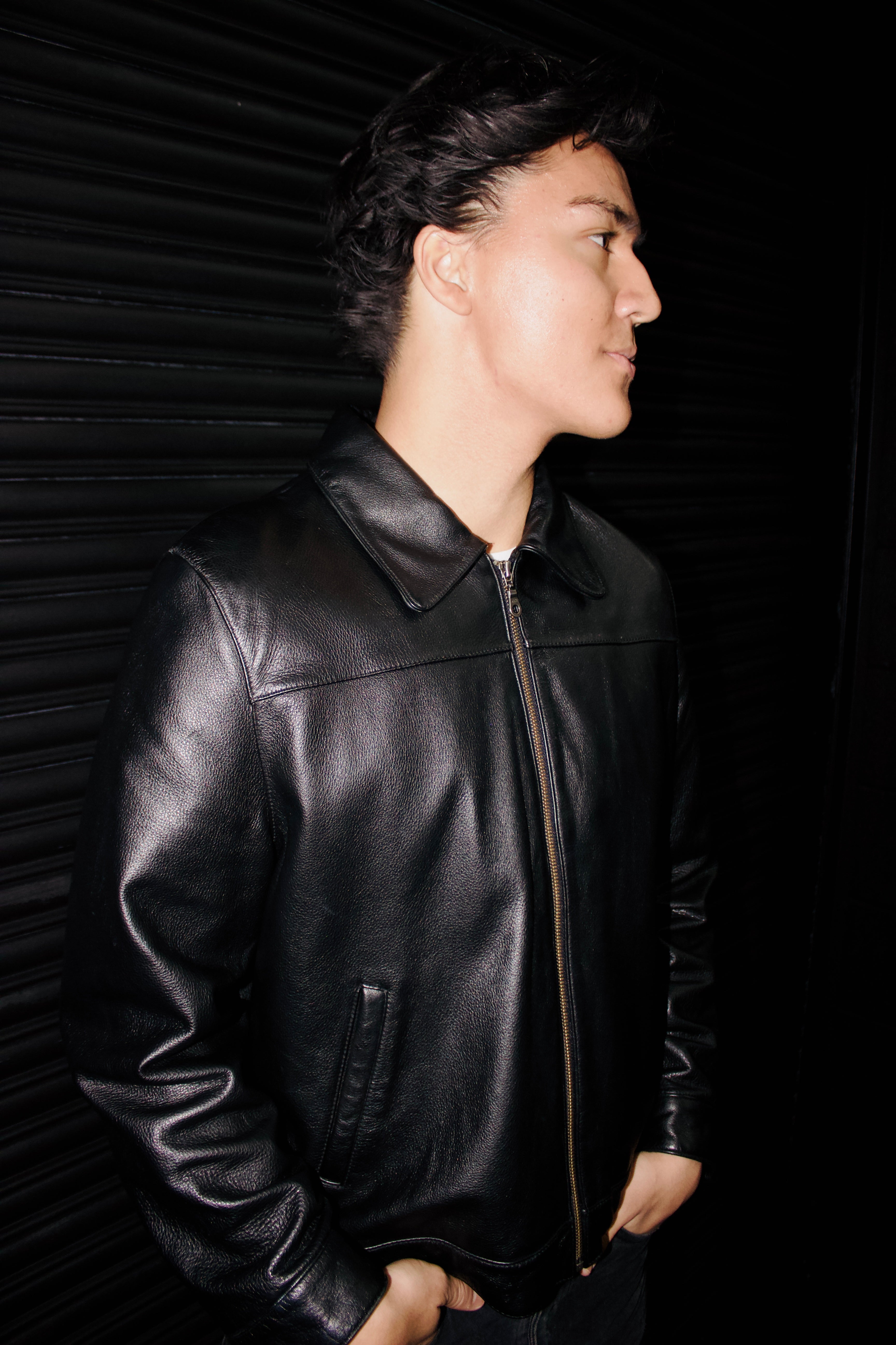 leather jacket nearby